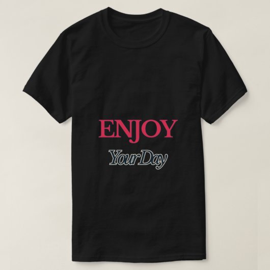 お楽しむ客様のTシャツ Tシャツ (デザイン正面)