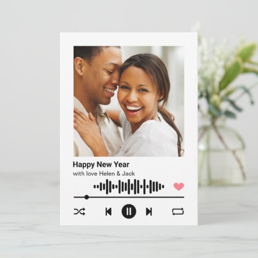 お正月おめでとうお気に入りのあいさつカード カード (スタンド正面)