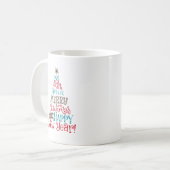 お正月おめでとうございます コーヒーマグカップ (正面左)