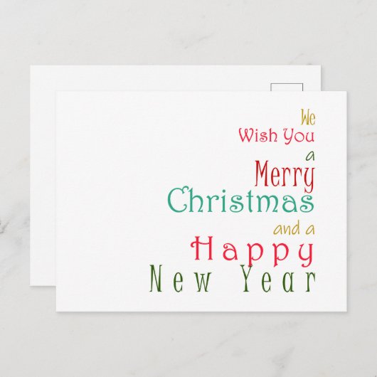 お正月おめでとうございます シーズンポストカード (正面/裏面)