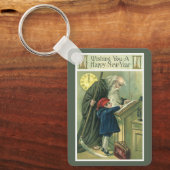 お正月おめでとう キーホルダー (正面)