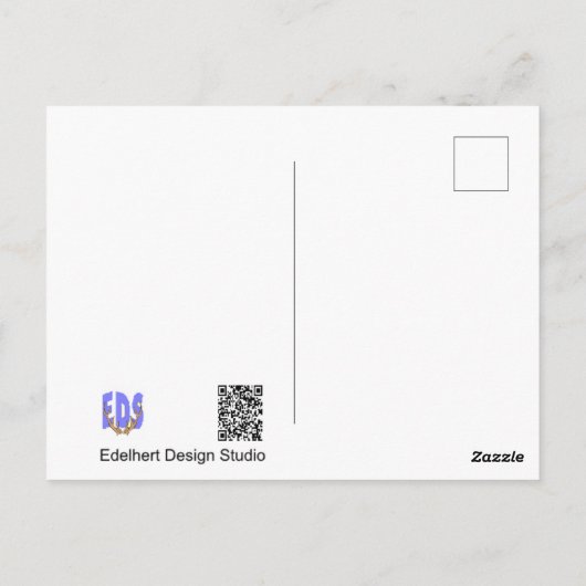 お正月おめでとう。文字はがき ポストカード (裏面)