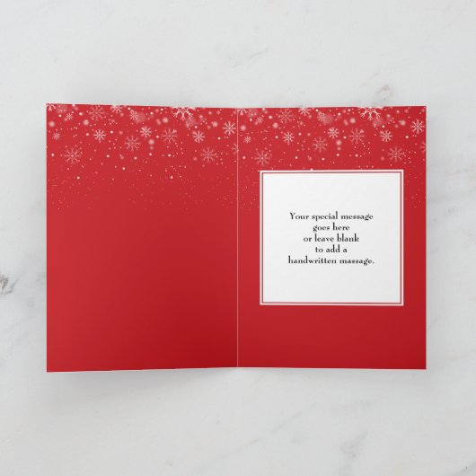 お正月にメリークリスマス カード (内部)