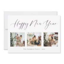 お正月に紫の写真数々のコラージュ