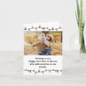 お正月のカスタムファミリー写真 カード (正面)