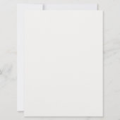 お正月のカラフルな手書きタイポグラフィ カード (裏面)