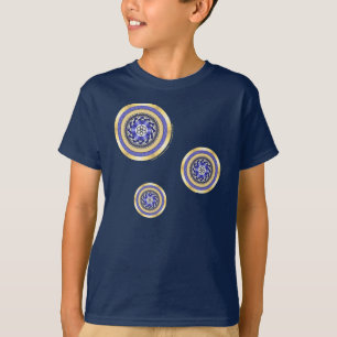 お正月のカラーズkidとベビーダークシャツ tシャツ