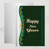 お正月のグリーティングカード (正面/裏面)