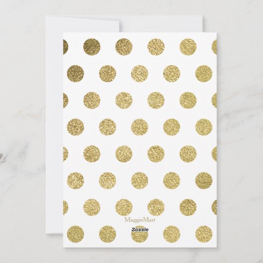 お正月のゴールドとホワイトの写真 シーズンカード (裏面)