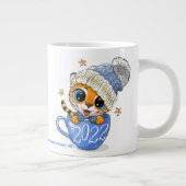 お正月の巨大なジャンボコーヒーマグ – 愛らしい贈り物 ジャンボコーヒーマグカップ (右)