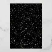 お正月の明るい色彩と喜びに満ちた2023年 箔シーズンカード (裏面)