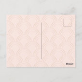 お正月の春の花の装飾 ポストカード (裏面)