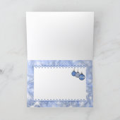 お正月の木の装飾 カード (内部)