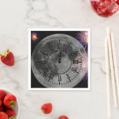 お正月の真夜中の月 スタンダードカクテルナプキン (インサイチュ)