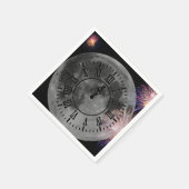 お正月の真夜中の月 スタンダードカクテルナプキン (角)