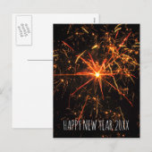 お正月の花火 シーズンポストカード (正面/裏面)