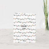 お正月の願い カスタムファミリーフォト カード (裏面)