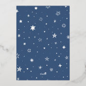 お正月をお祝いしよう | 縦向き写真    箔シーズンカード (裏面)