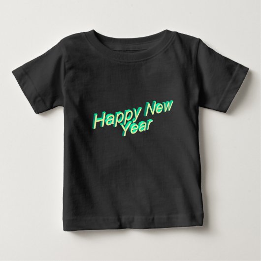 お正月ベビー服  ベビーTシャツ (正面)