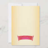 お正月中国語グリーティングカード カード (裏面)