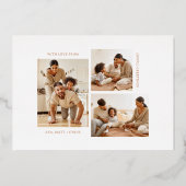 お正月4枚写真 箔シーズンカード (裏面)