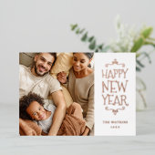 お正月4枚写真 箔シーズンカード (立ち正面)