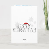 お正月 エレガントな クリスマス デコレーション (裏面)