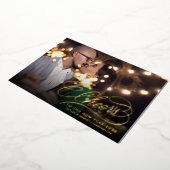 お正月 | エレガント フォト 箔シーズンカード (回転した状態)