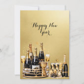 お正月 ゴールドとブラックの法人カード シーズンカード (正面)