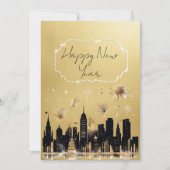 お正月 ゴールドとブラックの法人カード シーズンカード (正面)