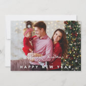 お正月 フォト エレガント モダン シーズンカード (正面)