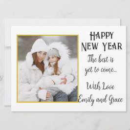 お正月 フォト ホリデー カード