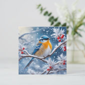 お正月 フラット グリーティング カード (スタンド正面)