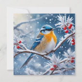 お正月 フラット グリーティング カード (正面)