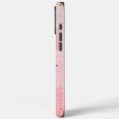 お正月 上品な赤い文字と淡いパステルカラーの星 Case-Mate iPhoneケース (裏面 / 左)