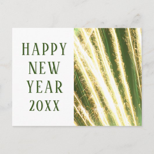 お正月 祭り 花火 シーズンポストカード (正面)