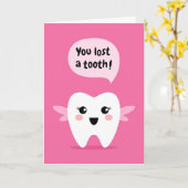 お歯失った様おめでとう カード (黄色い花)