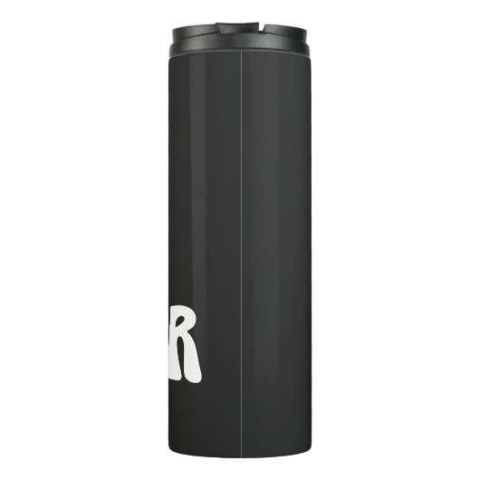 お母おもしろいさんに電話する引用文ユーモア黒 タンブラー (裏面)