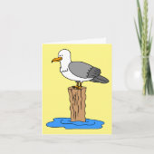 お母おもしろいさんの日を愛するカモメ シーズンカード (正面)