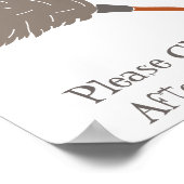 お母おもしろいさんはここで働かない ポスター (角)