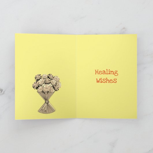 お母かわいらしさんからの挨拶 カード (内部)