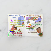 お母さもっとも偉大んの年の日だ。 サンキューカード (内部)