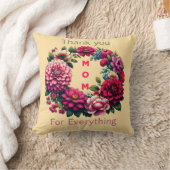 「お母さんありがとう。」 クッション (ブランケット)