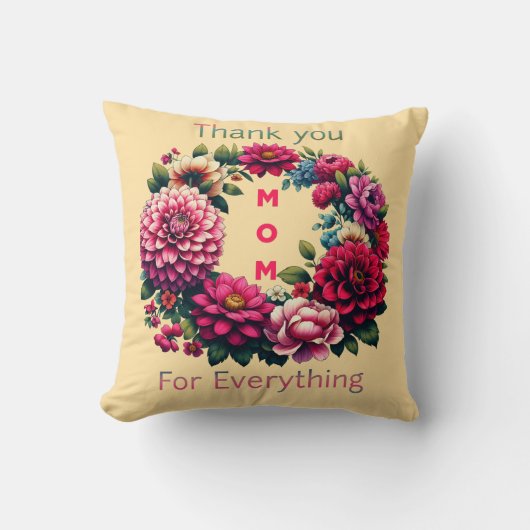 「お母さんありがとう。」 クッション (正面)