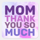 お母さんありがとう スクエアシール (正面)