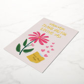 お母さんありがとう ホリデーカード 箔シーズンカード (回転した状態)