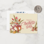 お母さんありがとう、愛を込めて ノートカード (正面/裏面インサイチュ)