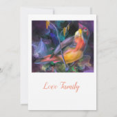 お母さんありがとう 愛 招待状 (裏面)