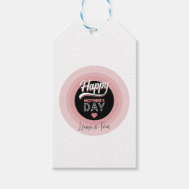 お母さんありがとう。母の日おめでとう。 ギフトタグ