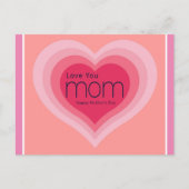 お母さんありがとう 母の日おめでとう ポストカード (正面)